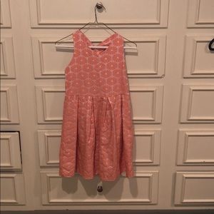 kids peachy dress